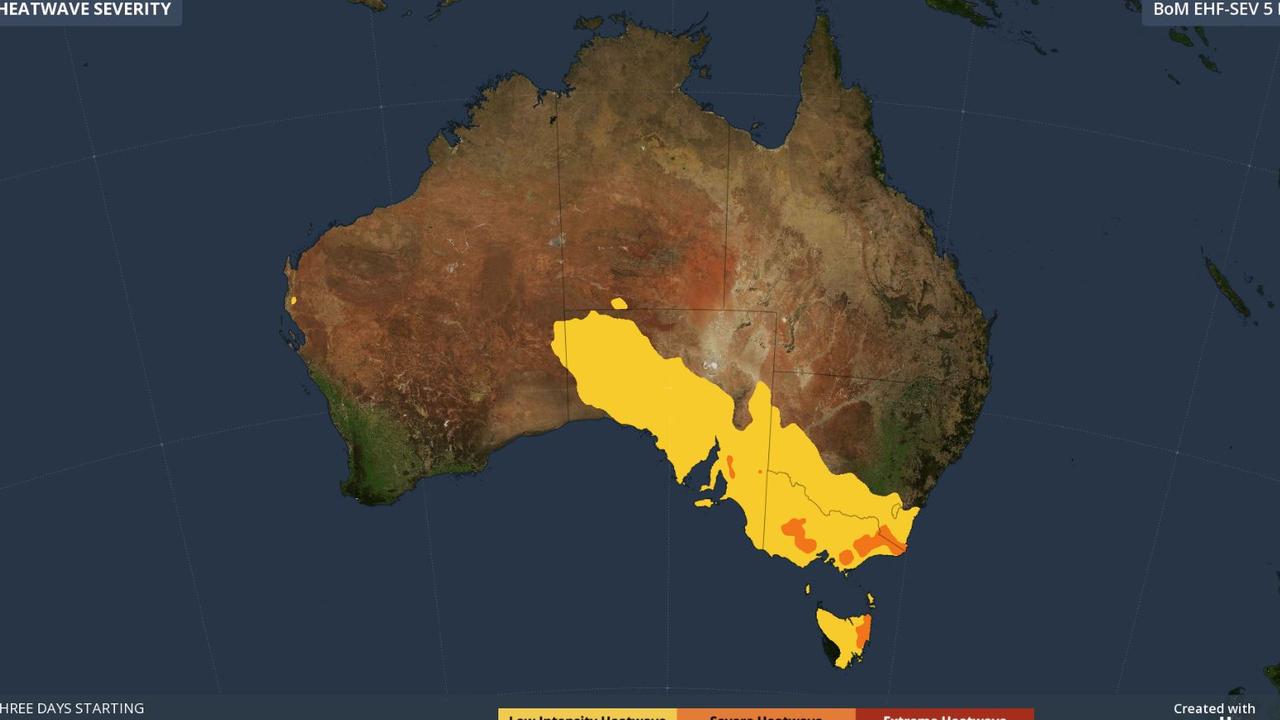 Residents have been warned to prepare for severe heat. Picture: Weatherzone