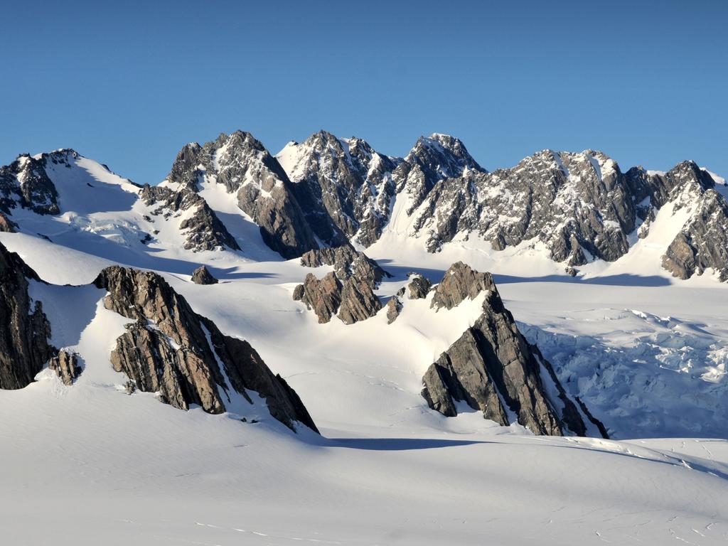 The usually pristine New Zealand glaciers. Picture: Alamy