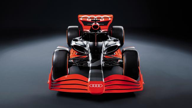 Showcar with Audi F1 launch livery. Source: AUDI