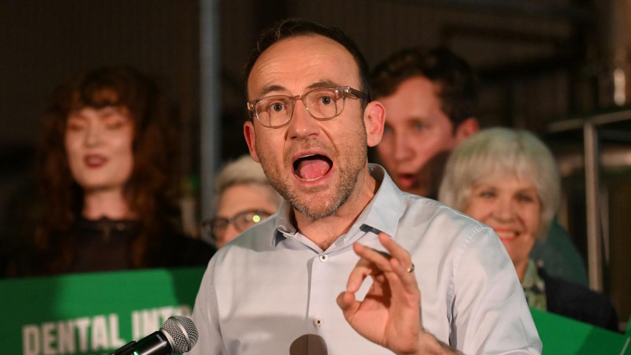 Greens leader Adam Bandt wants Labor to join international climate pledges if they come into power. Picture: Dan Peled / Getty Images