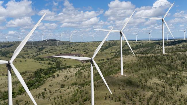 Coopers Gap Wind Farm north of Dalby. Picture: Contributed