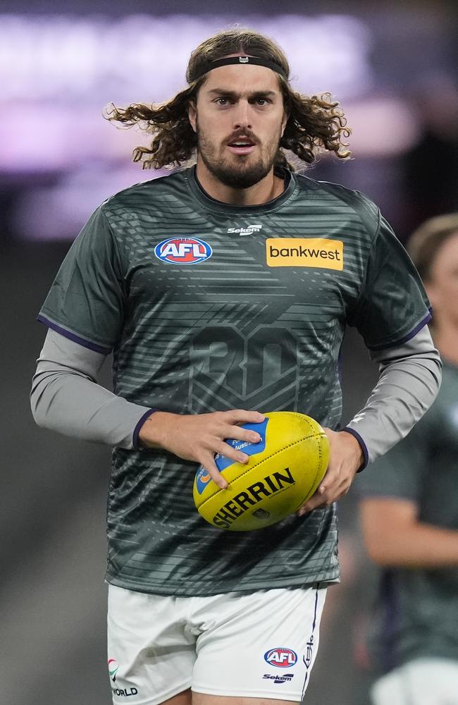 Fremantle ruckman Luke Jackson. Picture: Getty