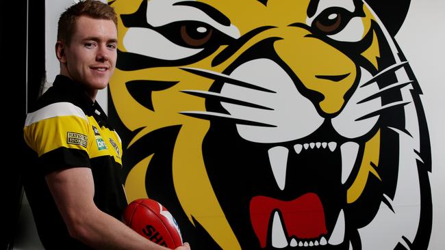 Richmond forward Jacob Townsend at Punt Rd. Picture: Michael Klein