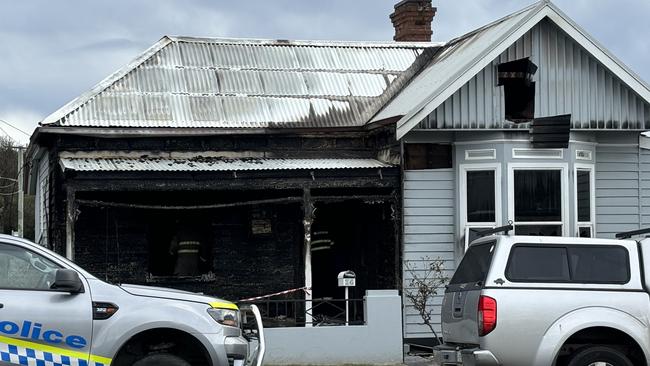 South Burnie fatal house fire. July 15, 2024. Picture: Simon McGuire