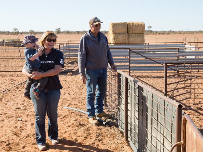 Belinda Bennett has battled bowel cancer and her husband and children have used the Royal flying Dr service on many occasions when they have fallen off their motorbikes and broken bones. Picture: Mikala Wilbow