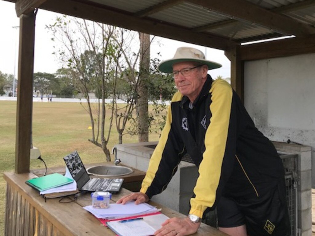 Former Australian cricket coach John Buchanan in his role as West’s coach in the Brisbane competition.