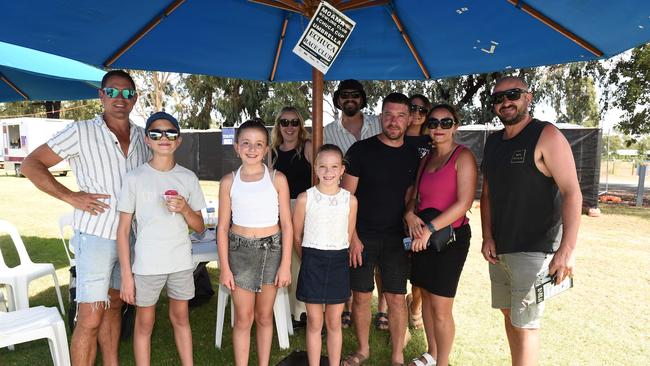 Friends and families enjoy the Moama Bowling Club Echuca Cup. Picture: David Smith