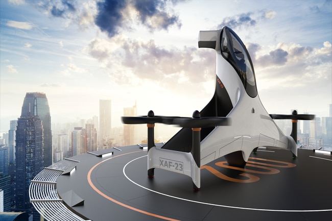 The University of the Sunshine Coast will play a critical role in the development of a flying taxi on the Sunshine Coast. Picture: Supplied