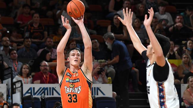 Stephen Zimmerman of the Taipans. (Photo by Albert Perez/Getty Images)