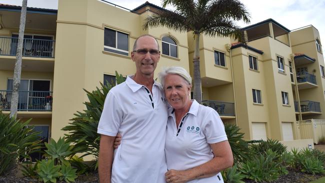 Andrea and Will Stokje recently purchased Villa Mar Colina. Picture: Aden Stokes