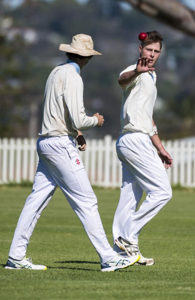 Michael Dowe prepares to bowl for Western Districts against Northern Brothers Diggers in Harding-Madsen Shield div 1 cricket round two at Rockville Oval, Saturday, October 16, 2021. Picture: Kevin Farmer