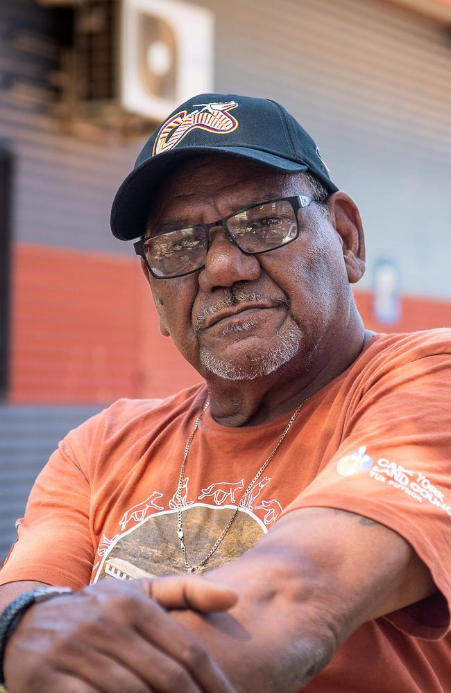 Samuel Bush-Blanasi at the Barunga Festival 2023 in Northern Territory Picture: Pema Tamang Pakrhin