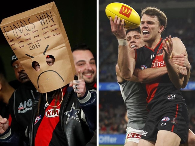 Essendon were torched by their own fans against Port.