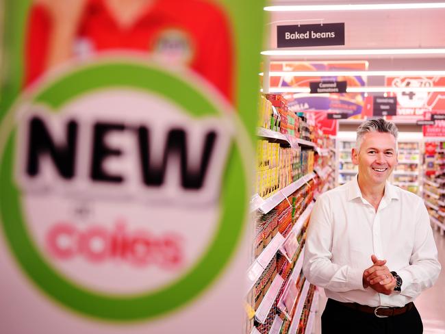 Coles chief John Durkan. Picture: Justin Kennedy
