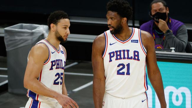 Ben Simmons is officially back. (Photo by Christian Petersen /Getty Images North America/ AFP)