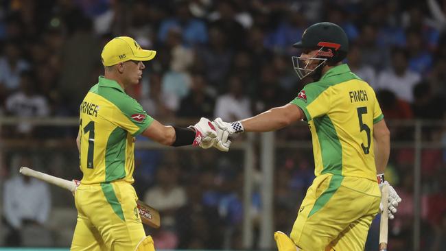 Aaron Finch and David Warner are eyeing the 2023 ODI World Cup.