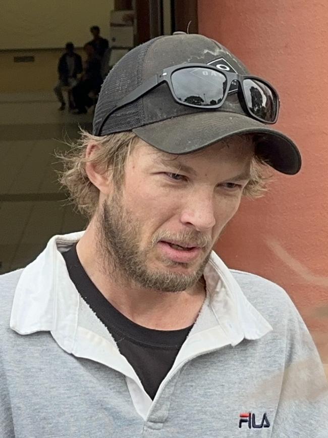 Christopher Bennett, 29, pictured outside court on Monday. Picture: Emily Jarvis