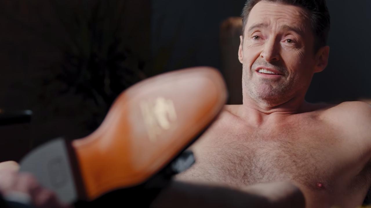 Hugh Jackman Wears Nothing But Boots in an ad for R.M. Williams.