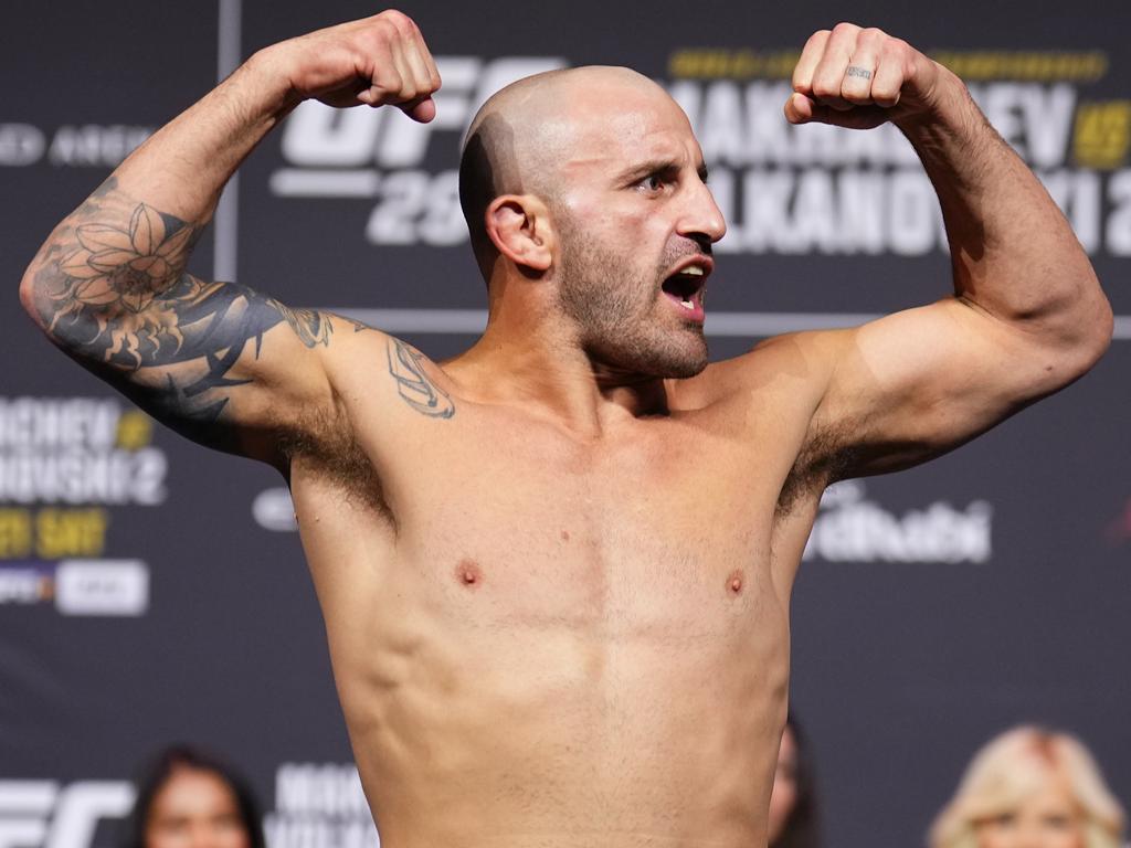 “Straight killer”: Dana White says Alex Volkanovski can call his shots. Picture: Chris Unger/Zuffa LLC via Getty Images