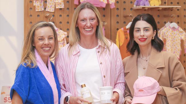 L to R Lucy Van Der Riet,from Vandy, Claire Roberts Morro &amp; Co and Bec Chidgey from Tiny Trader among some of the Gold CoastÃ&#149;s most creative women who will be showcasing their talents at a special MotherÃ&#149;s Day edition of Robina Town CentreÃ&#149;s pop-up markets. Picture: Glenn Campbell