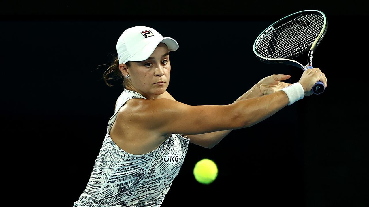 Barty’s backhand slice will be a major weapon. (Photo by Mark Metcalfe/Getty Images)