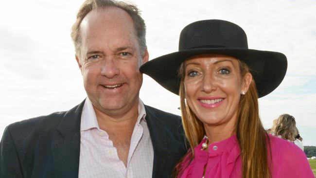 Jeff Worboys pictured with Pat Worboys at McLaren Polo by the Sea in Main Beach earlier this year. Picture: Regina King