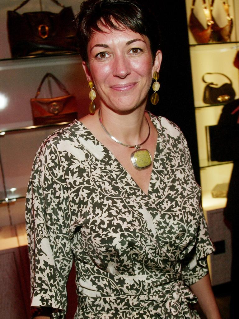 Ghislaine Maxwell at the Yves Saint Laurent Rive Gauche 57th Street Boutique Opening Party in New York City in 2003.Picture: Evan Agostini/Getty Images North America/AFP