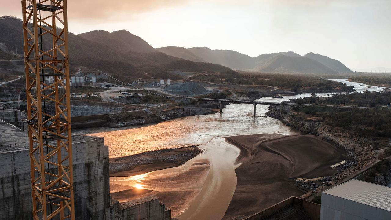 Grand Ethiopian Renaissance Dam (GERD), near Guba in Ethiopia. Picture: EDUARDO SOTERAS / AFP