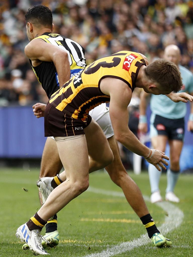 Pickett was handed a one-game suspension. Picture: Darrian Traynor/AFL Photos