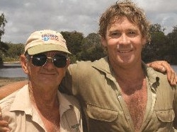 BEST MATES: Bob Irwin and his son Steve.