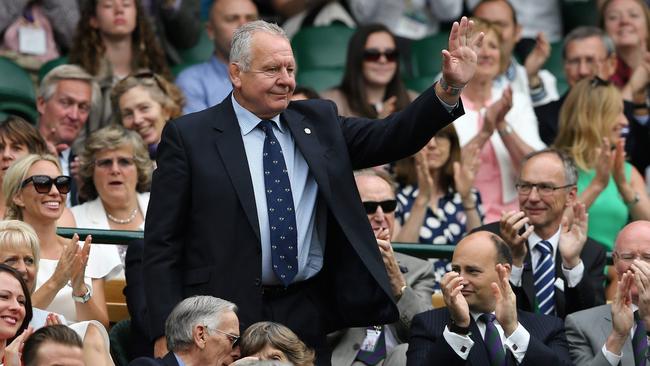 Former England rugby player Bill Beaumont, who has been re-elected as chairman of World Rugby. Picture: AFP