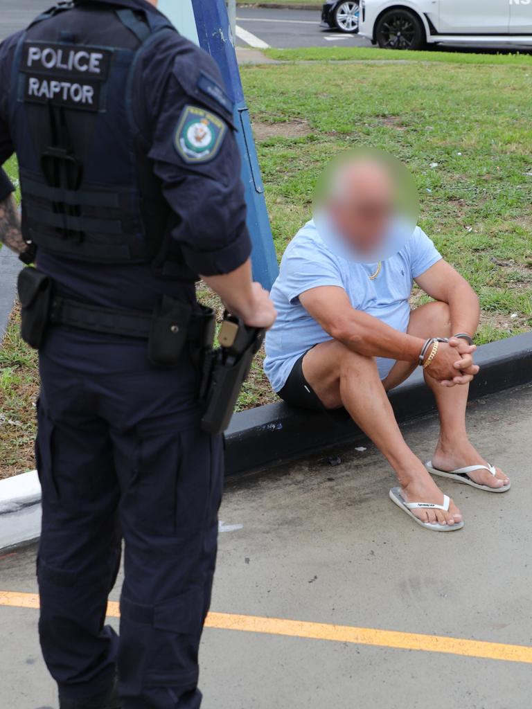 Australian Federal Police allege the 67-year-old man is believed to have links to organised crime. Picture: NewsWire Handout via AFP