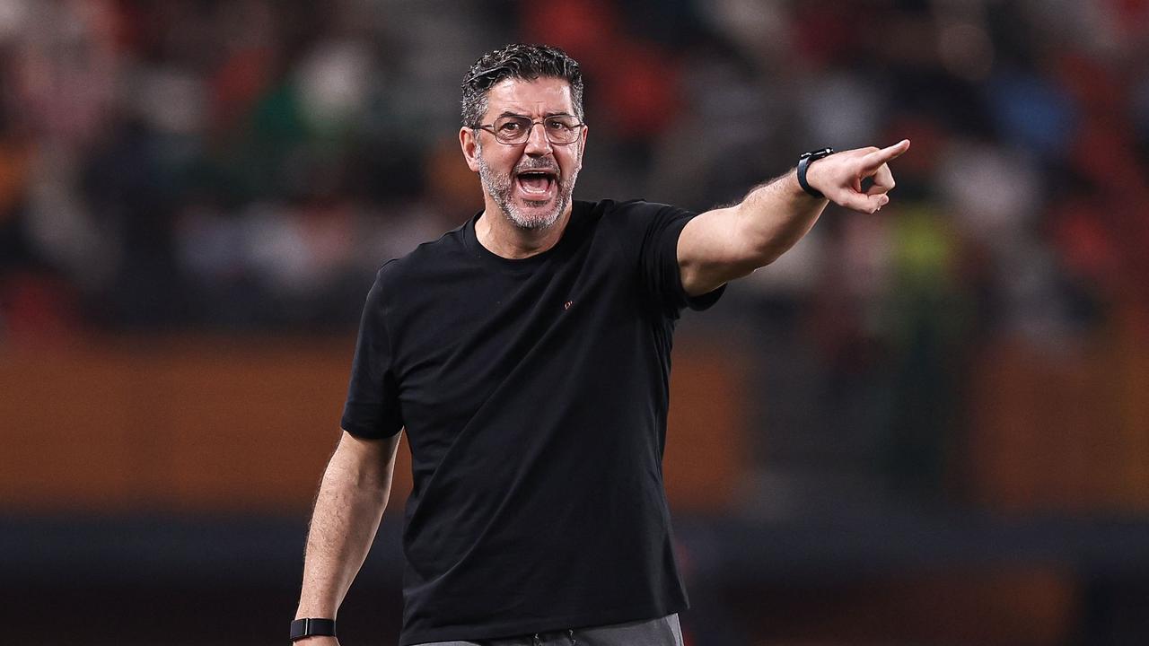 Egypt's Portuguese head coach Rui Vitoria gestures during the Africa Cup of Nations (CAN) 2024 group B football match between Cape Verde and Egypt at the Felix Houphouet-Boigny Stadium in Abidjan on January 22, 2024. (Photo by FRANCK FIFE / AFP)