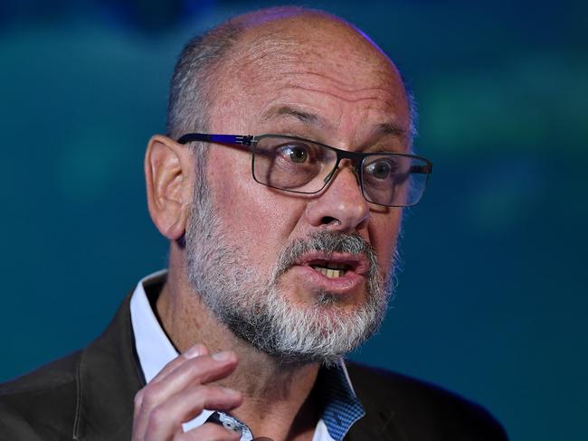 Tim Flannery, who’d claimed ‘even the rains that fall will not fill our dams and our rivers systems’. Picture: AAP