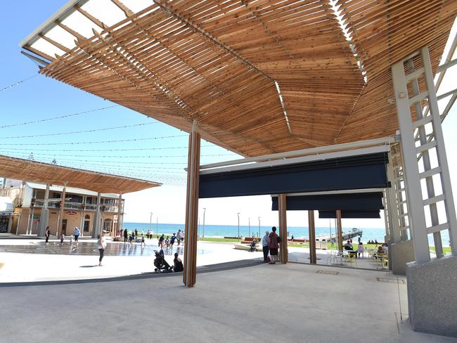 The new-look Henley Square, which has officially been reopened. Picture: Sam Wundke