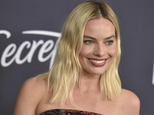 Margot Robbie arriving at the Golden Globes afterparty at the Beverly Hilton Hotel in Beverly Hills. Picture: Richard Shotwell/Invision/AP