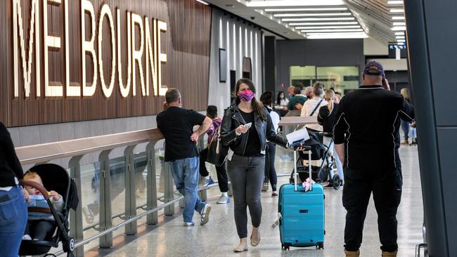 Migrants are returning to Victoria post-lockdowns. Picture: David Geraghty