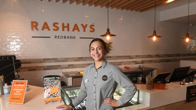 Rashays Redbank is opening again tonight using strict procedures. Manager Shanaya Buia,