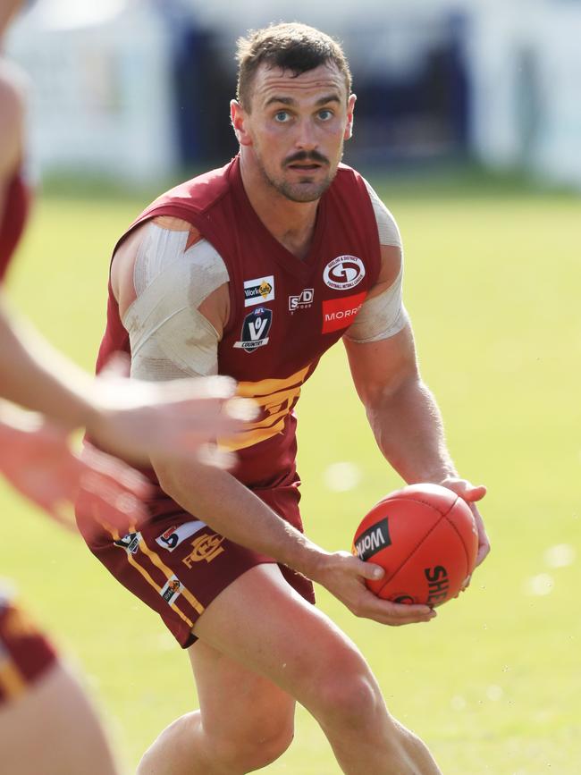 East Geelong coach Ned Aulsebrook Picture: Mark Wilson