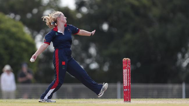 Amy Corbett in action for Western. Picture: Sue Graham