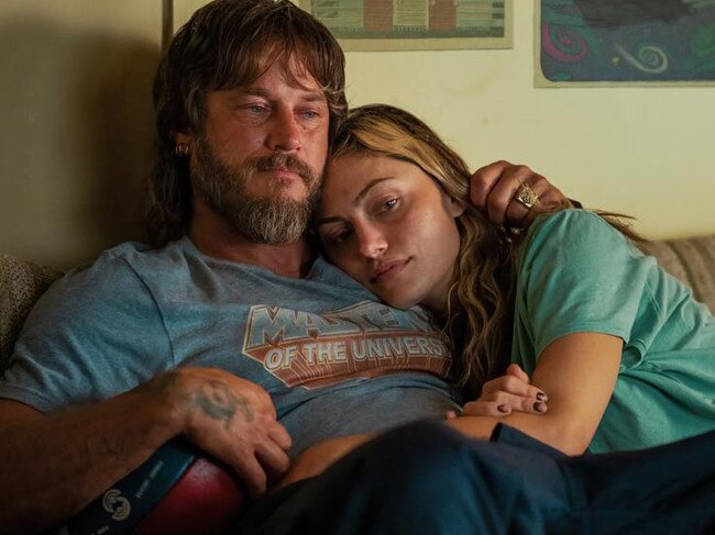 Fimmel stars as a heroin dealer alongside Phoebe Tonkin in Boy Swallows Universe. Picture: Netflix