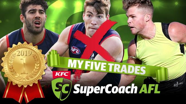 What trades is the reigning KFC SuperCoach champion making?