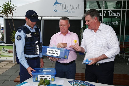 Mark Furner announces marine pest detection kits in Cairns