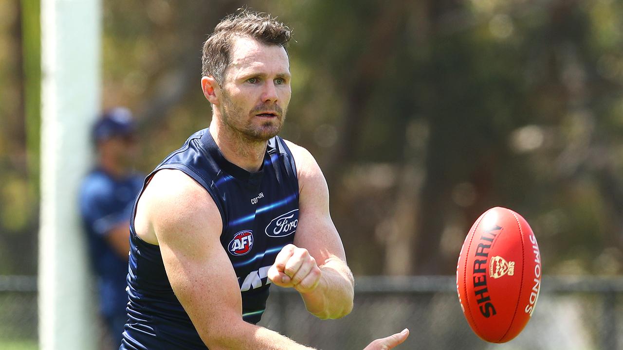 Patrick Dangerfield is set to play his 350th game in 2025. Picture: Alison Wynd