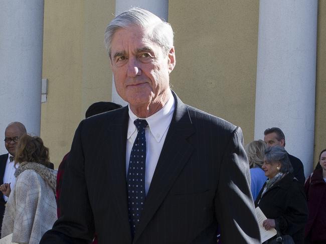 Special Counsel Robert Mueller departs St. John's Episcopal Church, across from the White House, after attending morning services, in Washington, Sunday, March 24, 2019. Mueller closed his long and contentious Russia investigation with no new charges, ending the probe that has cast a dark shadow over Donald Trump's presidency. (AP Photo/Cliff Owen)