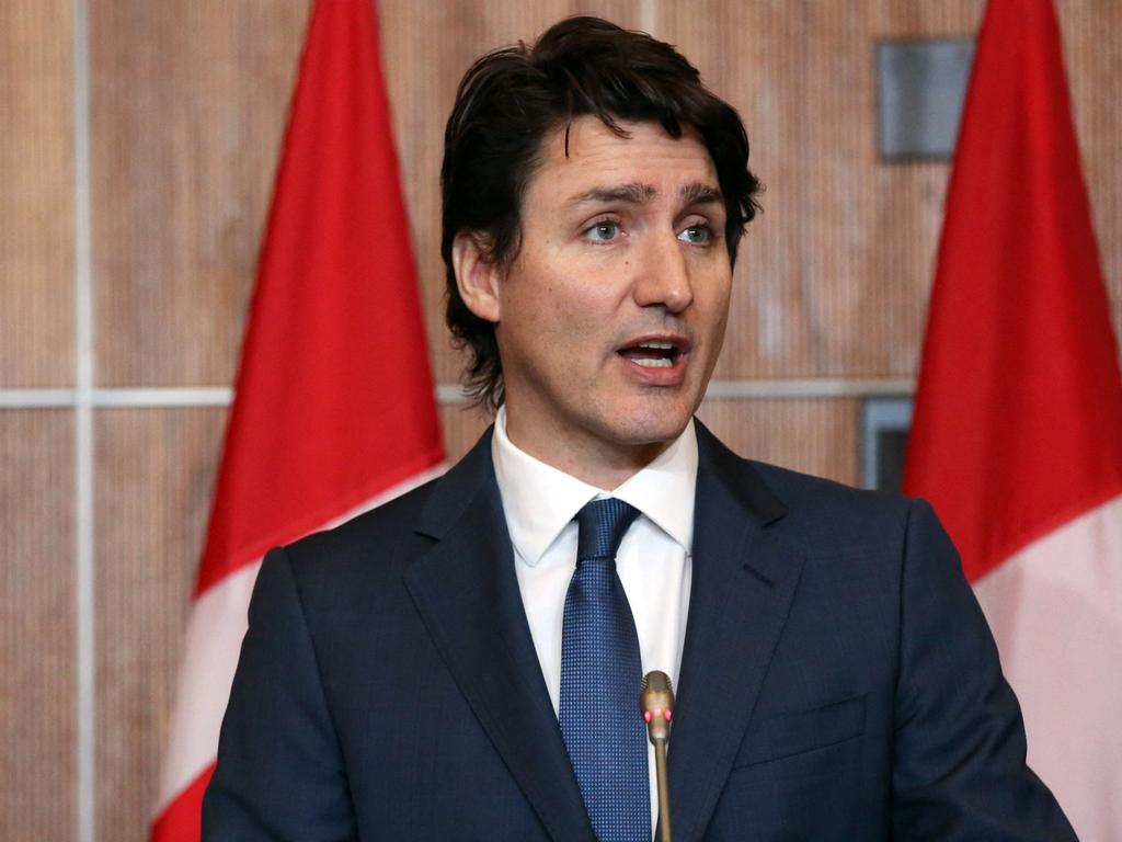 Canadian Prime Minister Justin Trudeau says an “unidentified object” was shot down over northwestern Canada. Picture: AFP