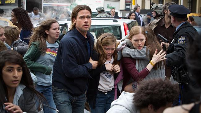 World War Z is truly frightening thriller. Picture: AP/Paramount Pictures