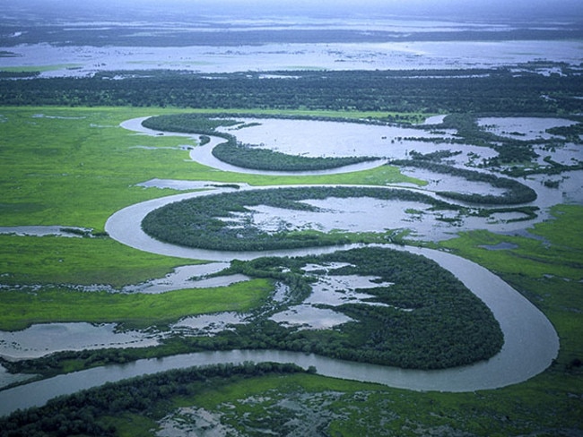 The Mitchell River in wet season