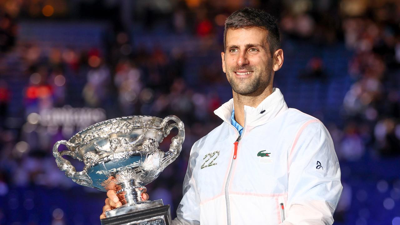 Australian Open mens final result 2023 Novak Djokovic defeats Stefanos Tsitsipas, 10th title Herald Sun