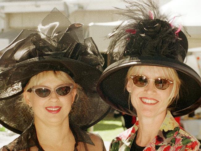 socials nq Ladies Day at Cluden Racecourse /Townsville. JO MATTHEWS and EILEEN ANSELL. 30 Jul 2000